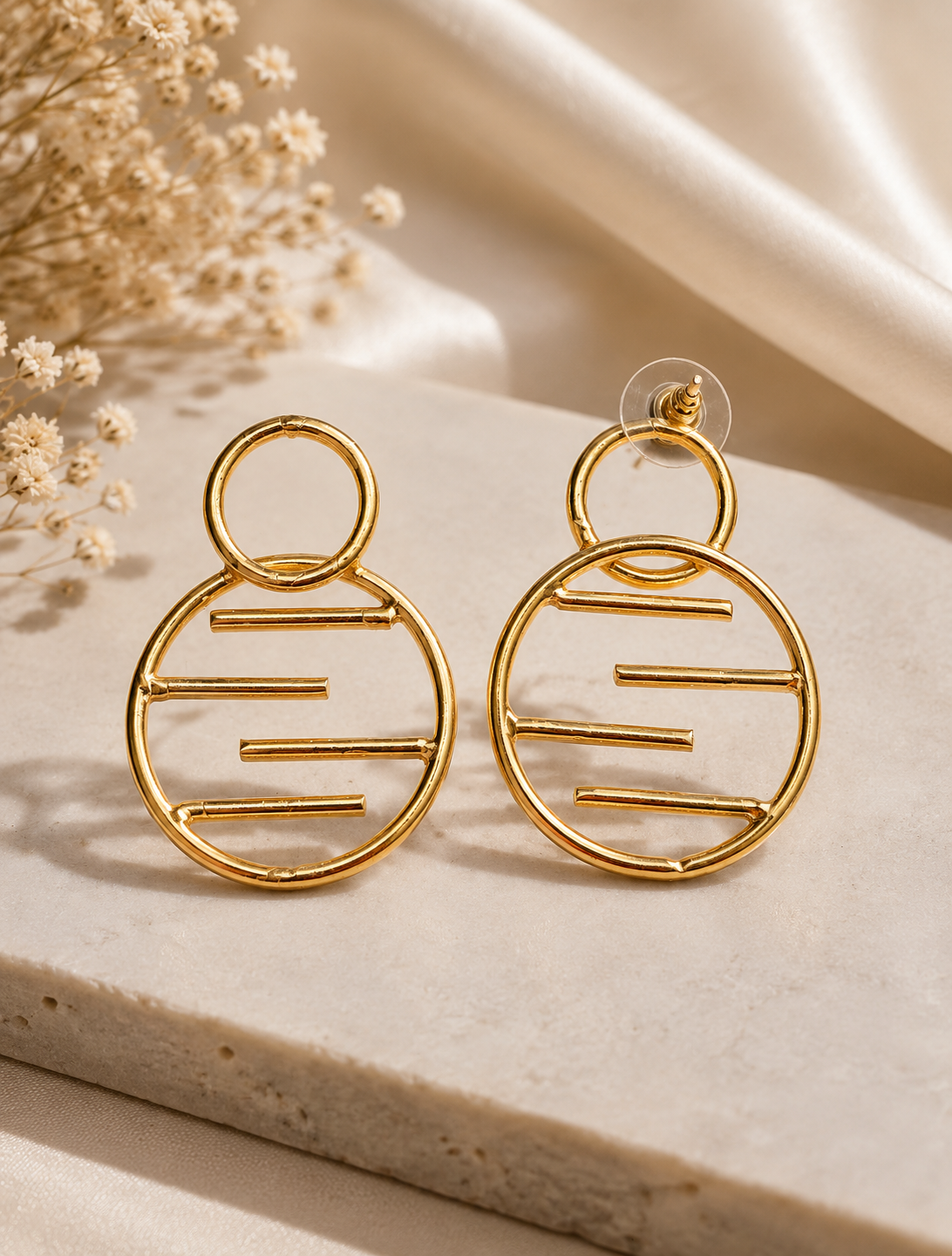 Golden Orbit Earrings
