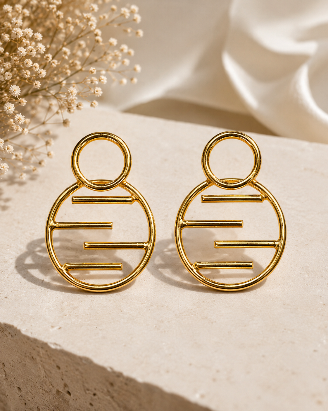 Golden Orbit Earrings