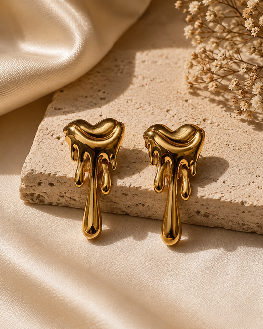 Golden Drip Earrings