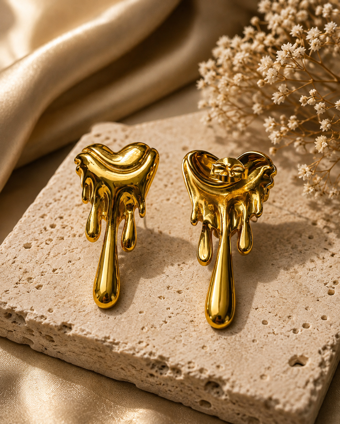Golden Drip Earrings