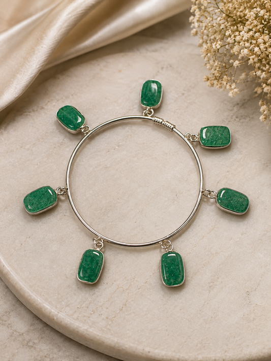 Emerald Cascade Bracelet