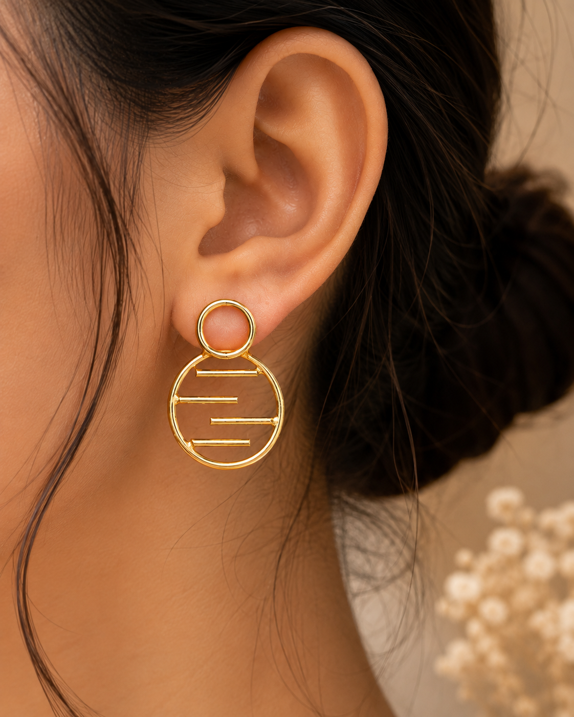 Golden Orbit Earrings