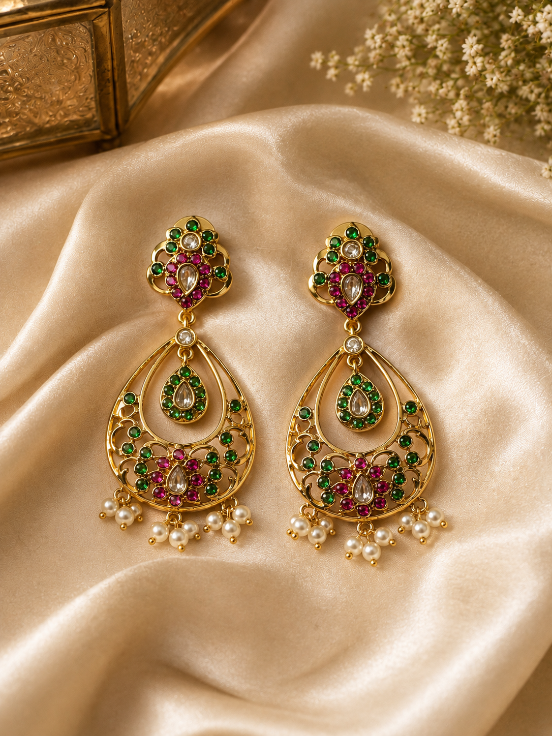 Royal Emerald Ruby Drops